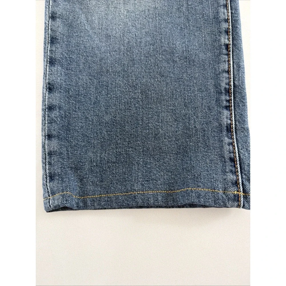 Vintage Levi's 514 Big E Premium Jeans Men's 40x30 Light Wash Straight Leg